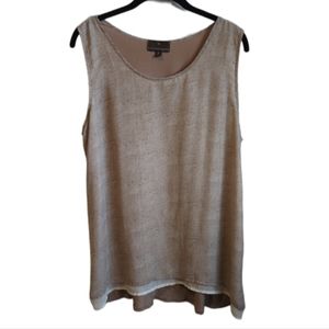 Fenn Wright Manson Sleeveless Blouse Size Extra Large